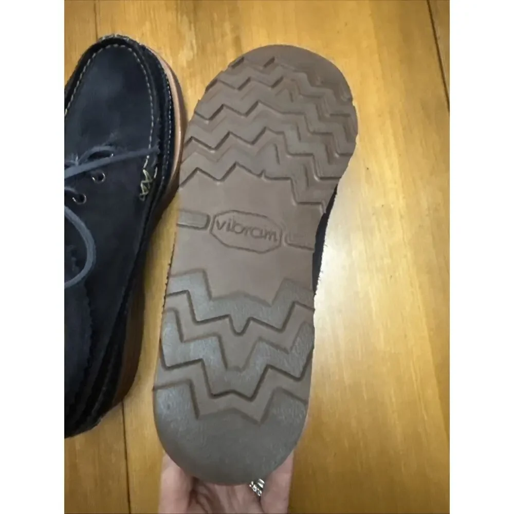 Yuketen Maine Guide Ox - Navy Suede, Size 12D, Vibram Sole, Made In USA, EUC!